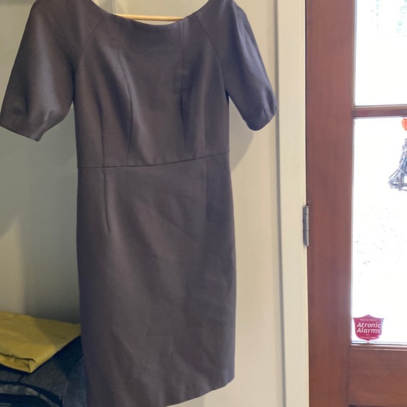 Banana Republic brown sheath short sleeve crew neck dress - Picture 1 of 10